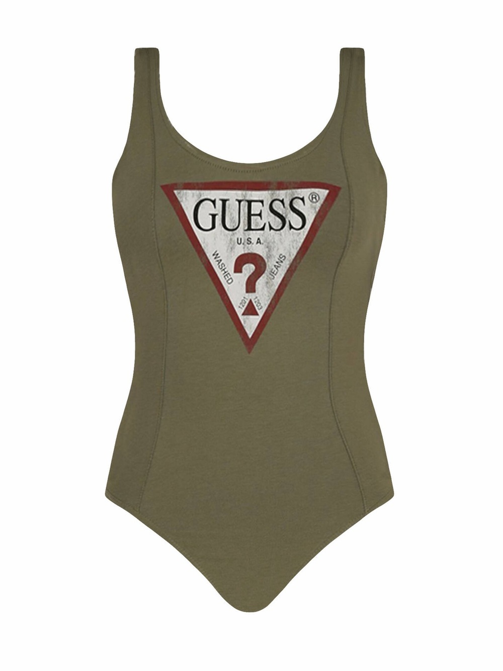 GUESS Olive Logo bodysuit